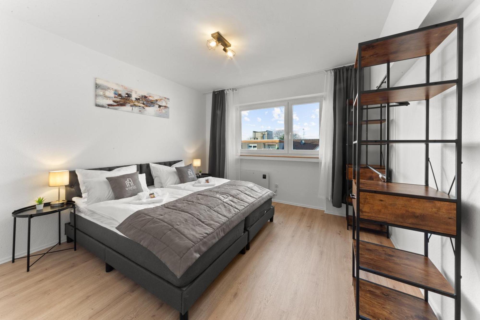 Vinful: Premium-Apartment Mit Balkon Und Parkplatz 鲁尔河畔米尔海姆 外观 照片