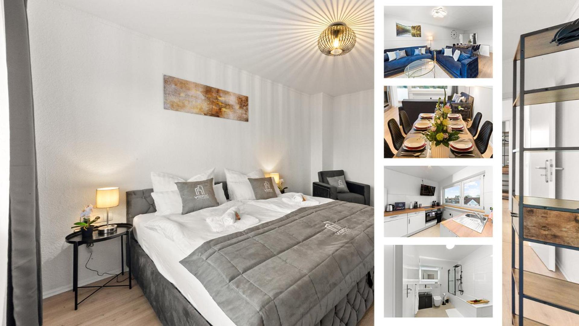 Vinful: Premium-Apartment Mit Balkon Und Parkplatz 鲁尔河畔米尔海姆 外观 照片